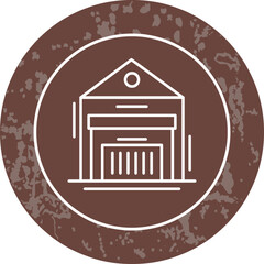 Unique Line Round Circle Icon