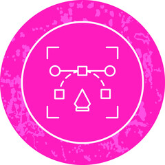 Unique Line Round Circle Icon