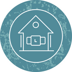 Unique Line Round Circle Icon