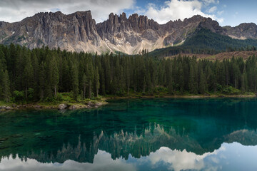 lake in the mountains, Dolomites