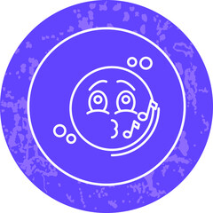 Unique Line Round Circle Icon