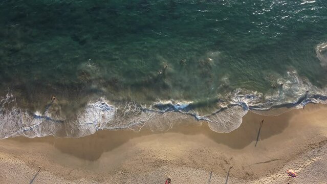 water and sand