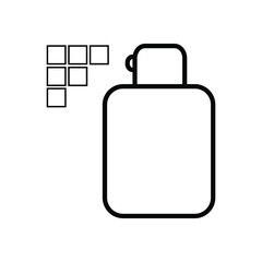 Spray Icon Design Vector Symbol Cleaning Water. Spray parfume icon. Isolated on a blank background which can be edited and changed colors.