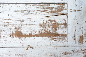old wood background and various traces