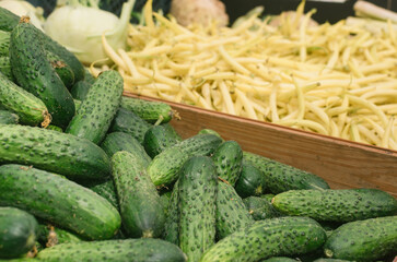 Vegetables from the bazaar, fresh without GMO