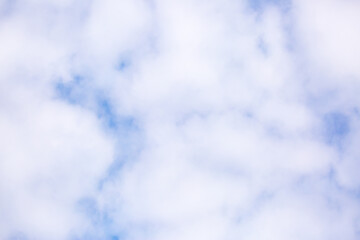 Beautiful clouds against the blue sky.