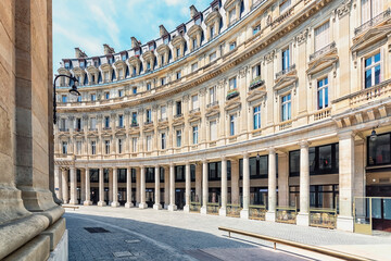 Obraz premium Beautiful street in Paris city