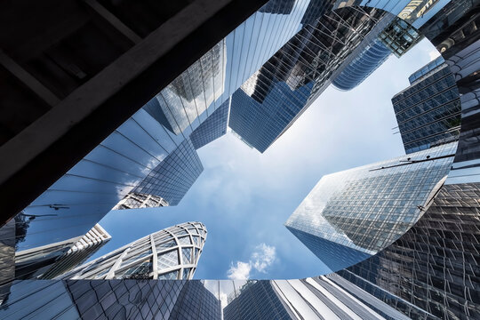 La Defense, the business district in Paris, France