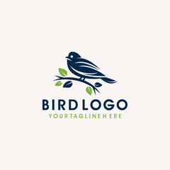 Bird logo design vector template