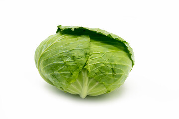Fototapeta premium Cabbage isolated on white background.