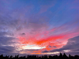 Obraz premium sunset in the sky