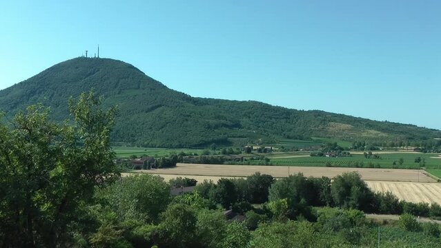 Panoramic view from Monte Cinto (Euganean hills, Italy)