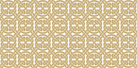 Seamless texture celtic style. Original ethnic ornament.