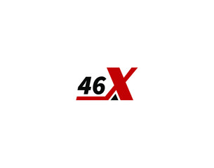 46 Times, 46X Initial letter logo