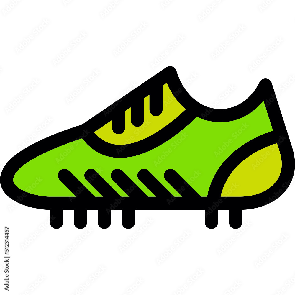 Wall mural football boots icon