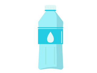 Water bottle icon. Hydration. Vector illustration 