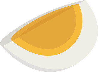 horizontal slice of egg