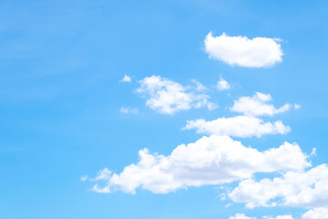 Naklejka na ściany i meble beautiful sky white clouds perfect for the background
