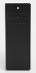 Realistic 3D Render of PC Case