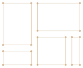 Decorative frame.A frame that gave a change in size to the same design.Good frame for a4 size paper.Certificate frame.