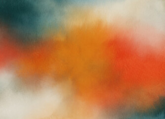 Beautiful abstract background. Bright colours. Versatile artistic image for creative design projects: posters, banners, cards, magazines, covers, prints, wallpapers. Ink on paper.