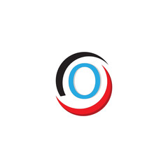 O letter logo  illustration Free Vector