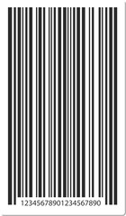 Barcode clipart vector illustration