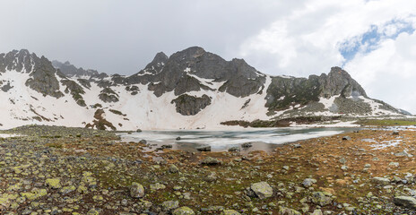 Avusor Lake view in Rize Province of Turkey