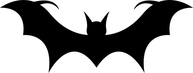Bat silhouette clipart design illustration