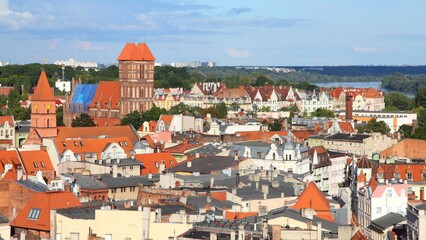 Obraz premium Torun Old Town. Landmark of Poland.