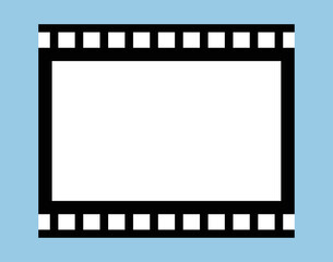 Obraz premium Film strip, Cinema background , Movie template vector illustration