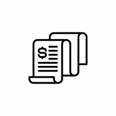 Financial Report icon in vector. Logotype