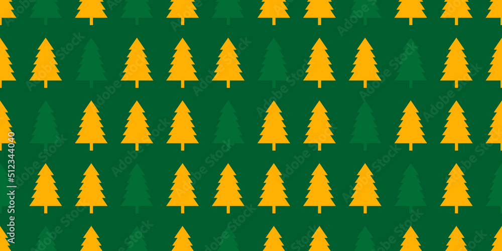 Aufkleber pine trees texture - vector background design