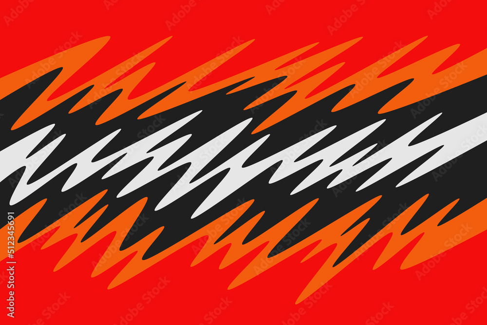 Poster abstract background with gradient wavy line pattern