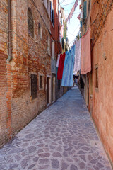 Fototapeta na wymiar Laundry in Castello district, Venice, Italy