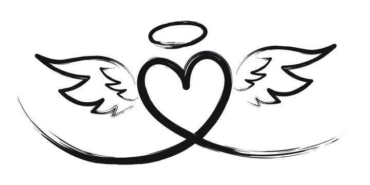 21 Tattoo Studio  Simple heart with angel n Devilz Wing simpletattoo  simple simplified linetattoo lineart linearttattoo lineartattoo heart  hearttattoo hearttattoos hearttattoodesign wingstattoo angel  angelwings angelwingstattoo devil 