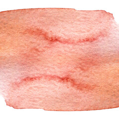 Pink pastel watercolor background on white