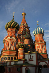 Fototapeta na wymiar Saint Basil's Cathedral, or Cathedral of Vasily the Blessed, in the Red Square, Moscow, Russia