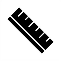 Fototapeta premium ruler icon vector design template simple and clean