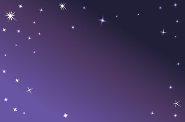 Fototapeta premium abstract background with stars and purple color, gradient
