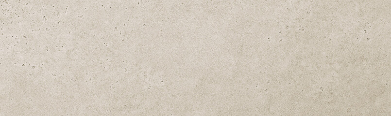 Horizontal soft beige concrete wall texture. Old rough grunge sand plaster background