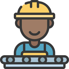 Factory Worker Icon