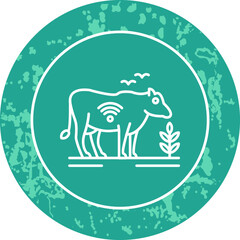 Fototapeta premium Unique Line Round Circle Icon