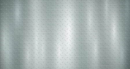 Abstract metallic background in light blue colors with highlights and non slip corrugation