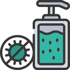 Fototapeta premium Hand Sanetizer Icon