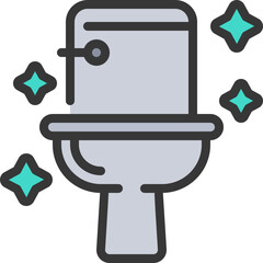 Clean Toilet Icon