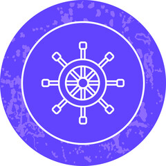 Obraz premium Unique Line Round Circle Icon