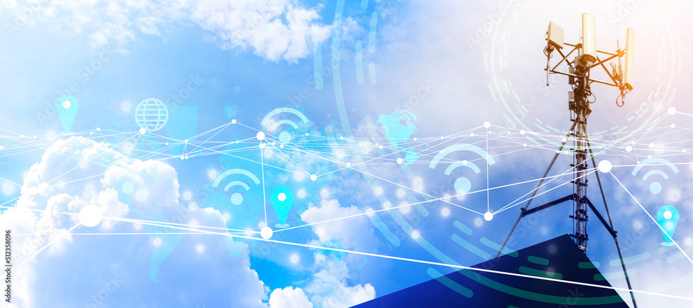 Poster 5g data synchronization is a new technology in communication.,the future of communication technology