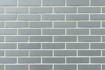 Nice grey new brick wall textured background.Banner background.