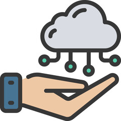 Give Cloud Computing Icon